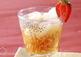 Manisnya Es Ketimun Selasih Kayu Manis, Bikin Buka Puasa Lebih Segar