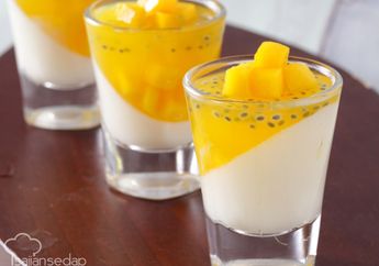 Ulala, Begini Cara Buat Puding Mangga Slasih Kuning Menggoda Dikala Puasa!