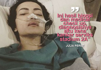 Ini Bukti Jupe Terkena Kanker Serviks dan Mengubah Kehidupan Selanjutnya