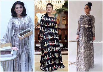 Lagi, 3 Dress Panjang Feminin Tertutup Krisdayanti yang Bisa Jadi Inspirasi Busana Hari Raya Nanti 