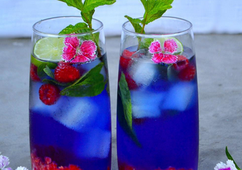 Resep - Blue Sparkling, Sekali Seruput Bikin Dahaga Hilang, Pas Buat Buka Puasa