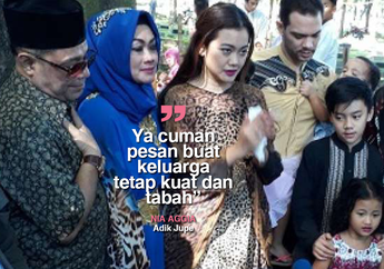 Tidak jadi datang, Gaston Mantan Suami Jupe Hanya Kirim Satu Pesan Ini untuk Keluarga