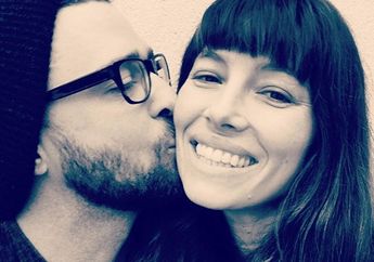 Romantis! Justin Timberlake Cium Pipi Istri Saat Ulang Tahun