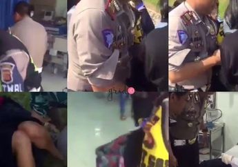 Salut! Perwira Polisi Ini Bantu Seorang Ibu Melahirkan di Jalan Tol Cipali Km 82 Aksinya Bikin Terharu