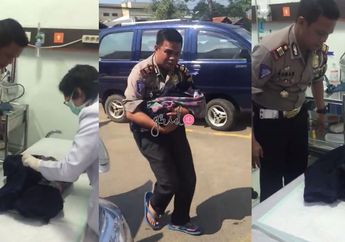 Aksi Heroik AKP Arman Bawa Bayi Baru Lahir dari Tol Cipali Sampai Bergetar Saat Lakukan Ini