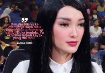 Ingin Meninggal dalam Keadaan Tidur, Zaskia Gotic Mengungkapkan Keinginan Jupe Yang Terakhir, Sedih