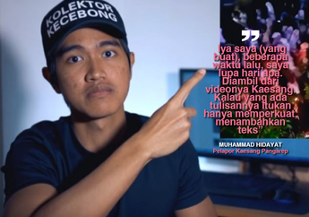 Kaesang Dituduh Melakukan Penodaan Agama dan Ujaran Kebencian Melalui Video, Ternyata Videonya Sudah di Edit Oleh Pelapor