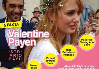 Sekilas Valentine Payen, Perempuan Cantik Khas Perancis Yang Resmi Jadi Istri Ario Bayu