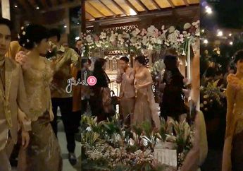 Pernikahan DJ Una dan Irsan Ramadhan, Inilah Momen Kebahagian Saat Lempar Bunga