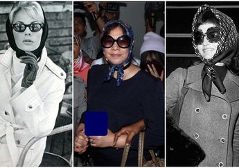 Heboh, Gaya Scarf Berkacamata Joice Warouw Istri Jenderal Penampar Petugas Bandara Disebut Mirip Ibu Negara Amerika Jackie O Kennedy