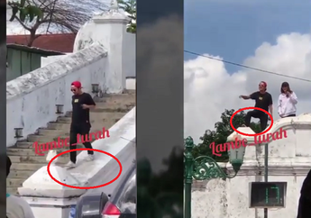 Usai Menginjak Bangunan Plengkung Gading di Yogyakarta, Pembawa Acara Ini Banjir Hujatan Netizen