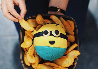 Unik Banget, di Doodle Burger Factory Yogya, Kamu Bisa Makan 'Doraemon' atau 'Minion' Lezat