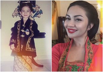 Foto Ariel Tatum Cilik Vs Dewasa dengan Kebaya, Lebih Imut &lsquo;Ngegemesin&rsquo; yang Mana? Hehehe&hellip; 