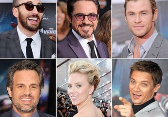 Begini Wajah Para Pemain The Avengers Dulu dan Sekarang, dari Remaja Saja Sudah Pada Kece