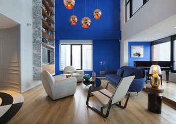 Ide Dekorasi dan Interior Sesuai Warna Favorit Kamu Seperti Apartemen Artis Hollywood 