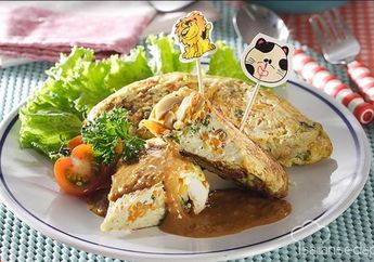 Unik Juga nih: Kreasi Menu Omelet Sayur Saus Pecel, Rasanya Maknyuss&hellip;. 