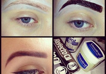 Agar Rapi, Begini 6 Petunjuk Mengecat Rambut Alis