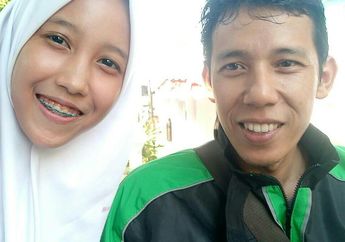 Berawal Broken Home Hingga Ketemu Ayah Via Ojek Online, Gadis Ini Bagikan Pesan Inspiratif