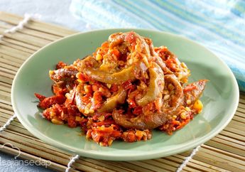 Resep - Santap Siang yang Nikmat Dengan Usus Goreng Lombok Pedas