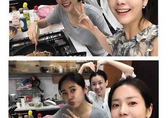 3 Artis Cantik Ini Tunjukkan Kekompakan di Dapur, Wah Ngapain Ya?