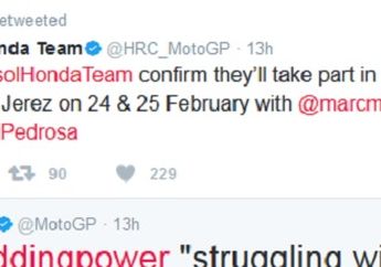 Hujan Bikin Tim Repsol Honda Batal Test Ulang Di Sepang, Malaysia dan Pindah Ke Jerez, Spanyol