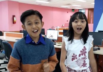 VIDEO : Heboh Navis & Sharon Indonesian Idol Junior Bernyanyi di Kantor Grid.ID