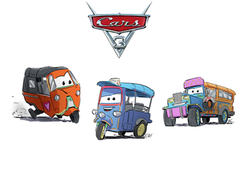 Apa Jadinya Kalau Karakter Film Cars Dibuat Versi Indonesianya? Ternyata Seperti Ini