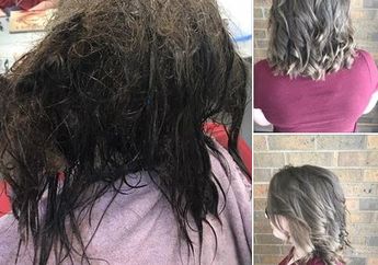 13 Jam Bekerja, Penata Rambut Ungkap Penyebab Rambut Si Gadis Bisa Sampai Begini