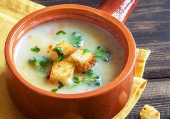 RESEP - Sup Sayuran Keju Nikmatnya Hangat di Malam yang Dingin