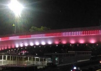 Jadi Merinding! Lihat Kerlap-Kerlip Lampu di Simpang Susun Semanggi, Warnanya Pas Mantap Dengan  HUT Kemerdekaan RI ke-72