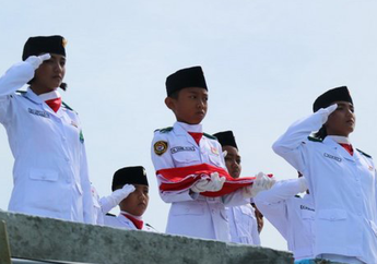 Bangga!, Warga di Perbatasan Ini Kibarkan Merah Putih Cetak Rekor Dunia