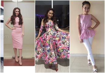 Begini Kalau Ayu Ting Ting Pakai Baju Serba Pink. What Do You Think? 
