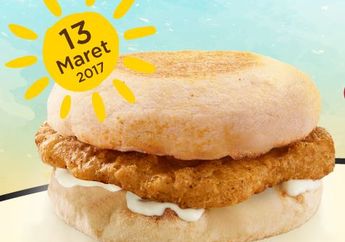 Catet, Ada Sarapan Gratis Chicken Muffin McD Tanggal 13 Maret 2017