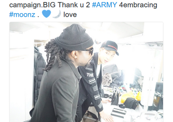 Rapper Amerika Wale akhirnya bertemu dengan Rap Monster BTS! Ngapain ya?
