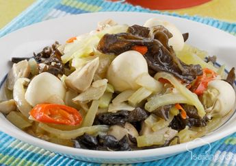 Labu Siam Cah Jamur Masakan Sederhana Yang Menggoda