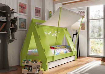 Ranjang Tenda di Kamar Anak, Intip Yuk!  