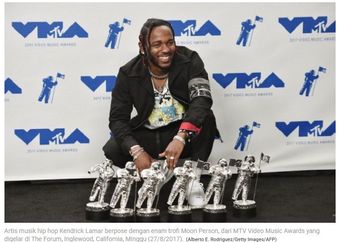 Kendrick Lamar Menang Banyak, Inilah Pemenang dari MTV Video Music Awards 2017