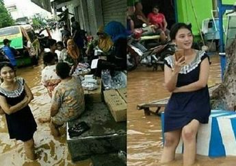 Cantik Jelita, Ini Curhat Mengejutkan 'Bidadari Banjir' yang Bikin Geleng-geleng Kepala