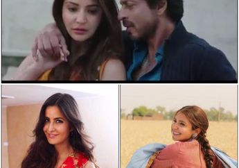 Penah Bermain dengan Shah Rukh Khan, Beginilah Gaya Anushka Sharma dan Kathrina Kaif, Lebih Seksi Siapa?