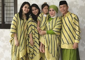 Setelah Dibilang Mirip Lapis Legit, Seragam Idul Adha Keluarga Ayu Ting Ting Dikatain Begini