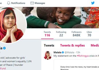 Mengejutkan! Malala Yousafzai Sentil Aung San Suu Kyi Tentang Tragedi yang Meninpa Etnis Rohingya di Myanmar