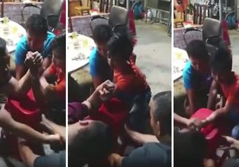 Bikin Linu! Seorang Pria Kurus Menantang Temannya Adu Panco, Lihat Video Kenapa Dia Menyesal Melakukannya!