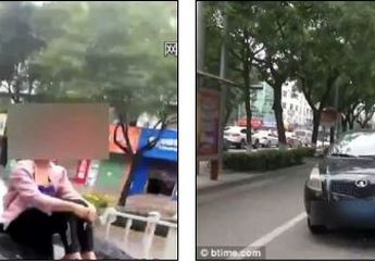  Wanita Ini Lakukan Hal Nekat Diatas Mobil Lihat Videonya