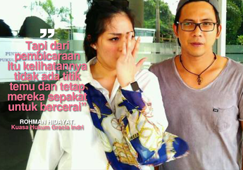 Duh, Mediasi Gagal Gracia Indri Tetap Ingin Bercerai dengan David 'NOAH', Padahal Cuma Gara-gara Ini...