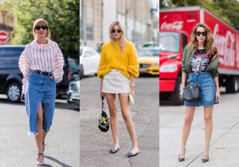 5 Inspirasi Gaya Rok Denim yang Bisa Bikin Kamu Makin Stylish, Cewek-cewek Wajib Coba nih