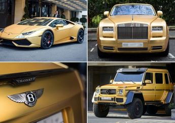 Deretan Mobil Mewah Berlapis emas ini, Punya Orang Indonesia Bernama Ahmad Sukarno