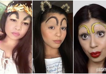 Makin Aneh! Para Gadis Cantik Ini Berani Tampil dengan Alis Mirip Logo Restoran Fast Food Terkenal 