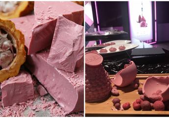 Baru! Selain Cokelat Putih, Ada Varian Baru Cokelat yang Warnanya Menggemaskan, Rasanya?