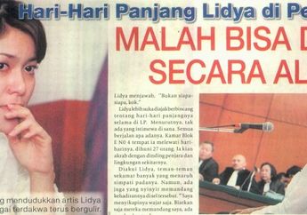Foto-Foto Persidangan Lidya Pratiwi 11 Tahun Silam Seperti Terekam Dalam Lembaran Tabloid Nova