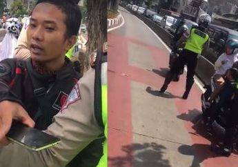 Sudah Salah Masuk Jalur Busway, Pemotor Ini Malah Ngotot Minta Beginian